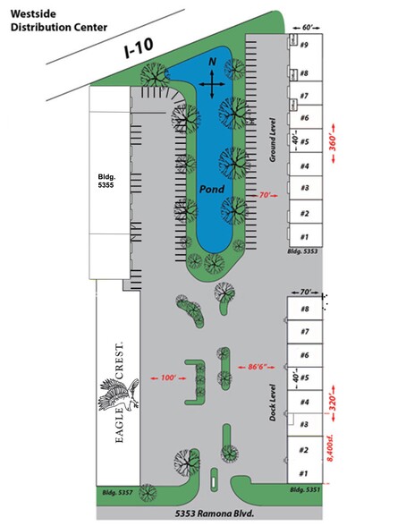 5355 Ramona Blvd, Jacksonville, FL à louer - Plan de site – Image 1 sur 9