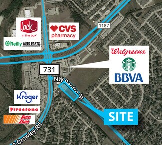 Plus de détails pour 1267 NW Renfro St, Burleson, TX - Terrain à vendre