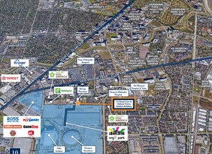 8181 N Stadium Dr, Houston, TX - Vue aérienne  vue de carte - Image1