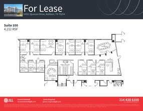 14911 Quorum Dr, Addison, TX à louer Plan d’étage– Image 1 sur 1