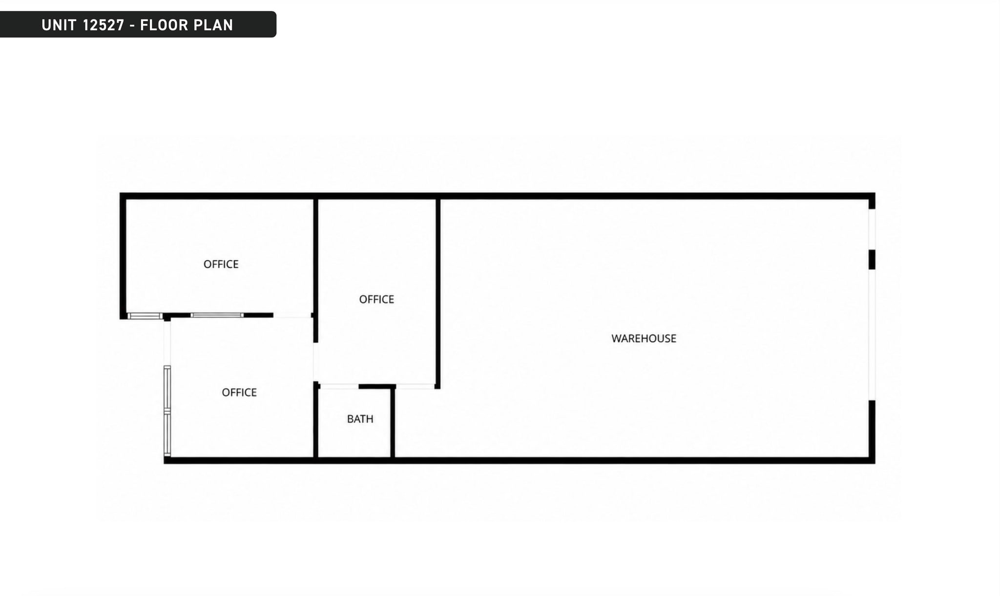 12563-12575 Crenshaw Blvd, Hawthorne, CA à louer Plan d’étage– Image 1 sur 1