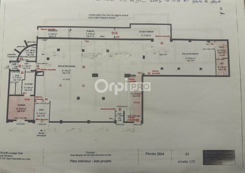 Local commercial dans Saint-Mandrier-sur-Mer à vendre - Plan d’étage – Image 3 sur 5
