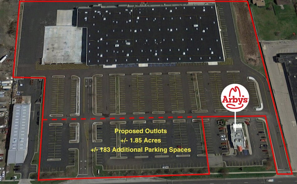 12100 Inkster Rd, Redford Township, MI à vendre - Aérien – Image 1 sur 3