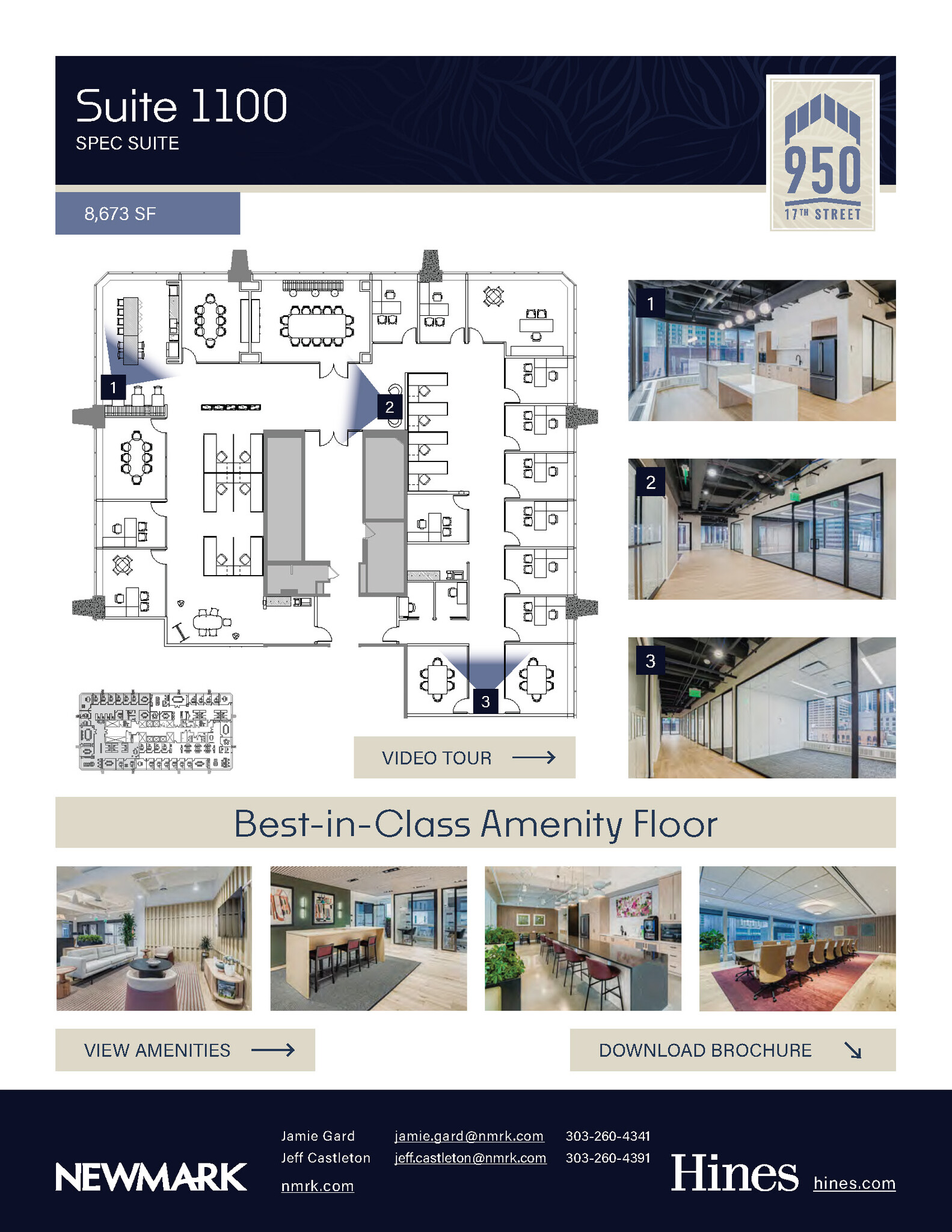 950 17th St, Denver, CO à louer Plan d’étage– Image 1 sur 1