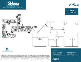 1930 S Alma School Rd, Mesa, AZ à louer Plan d’étage– Image 1 sur 2