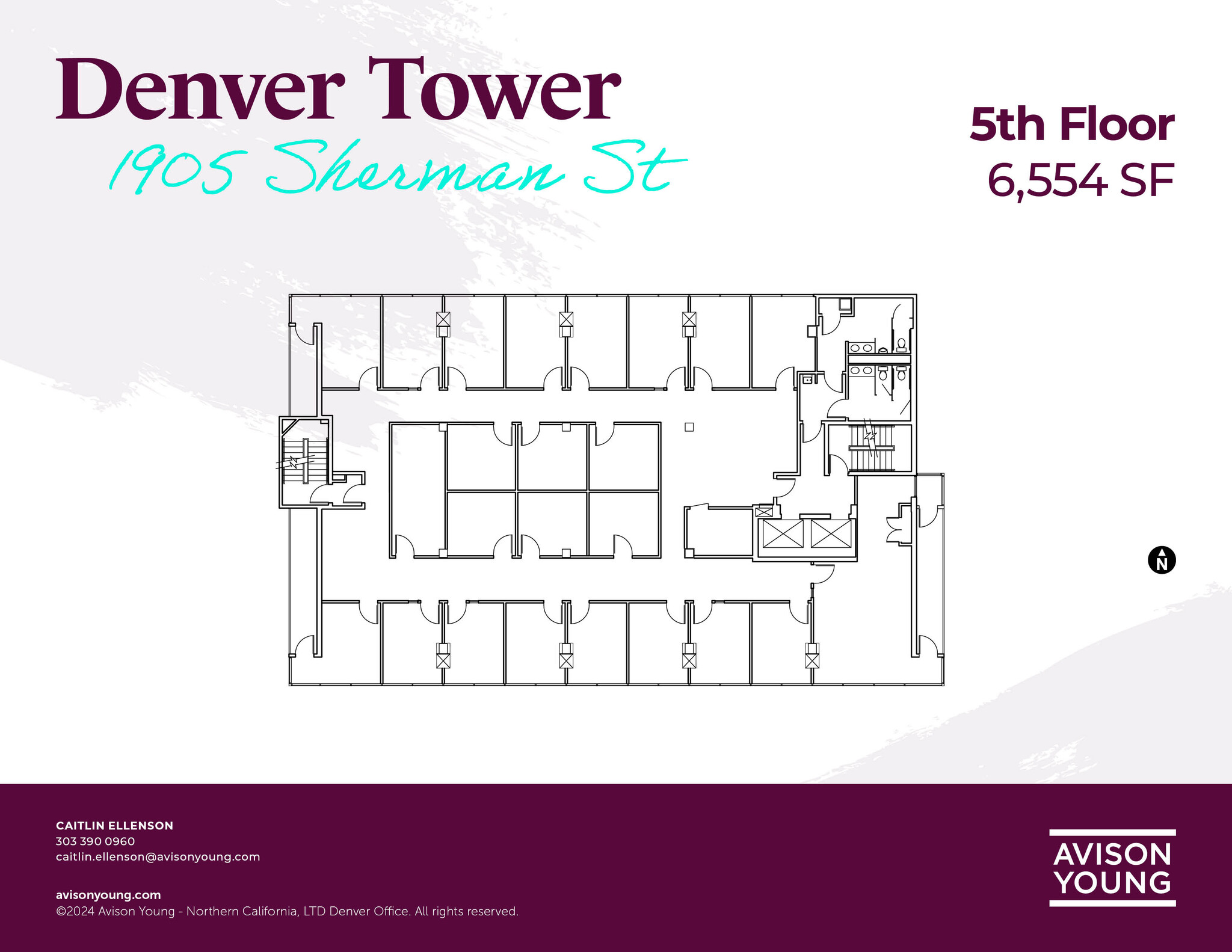 1905 Sherman St, Denver, CO à louer Plan d’étage– Image 1 sur 1