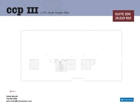 3131 S Vaughn Way, Aurora, CO à louer Plan de site– Image 1 sur 2