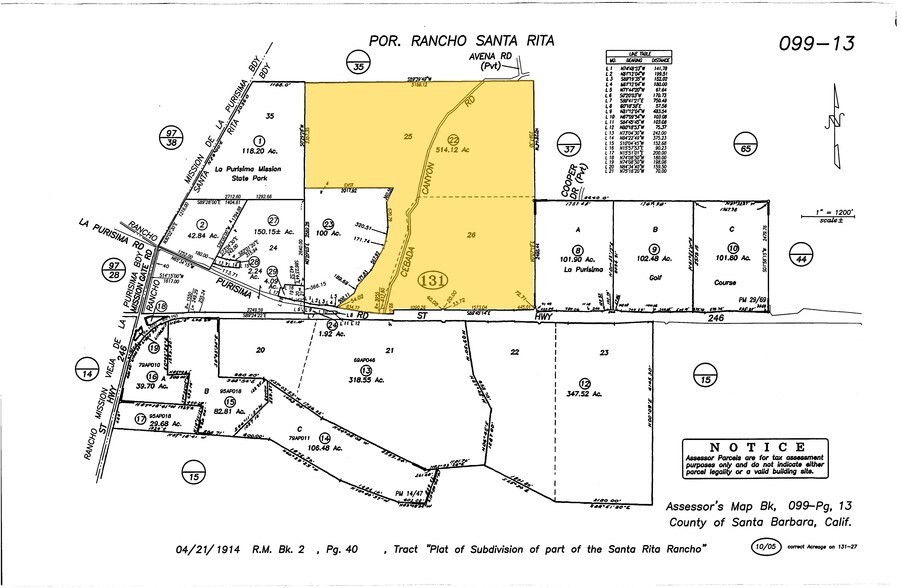 3145 E Hwy 246, Lompoc, CA à vendre - Plan cadastral – Image 2 sur 12