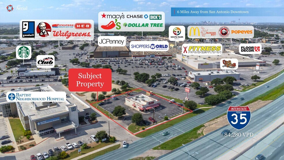 7707 S I-35 Fwy, San Antonio, TX à vendre - Aérien – Image 3 sur 6