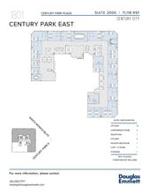 1801 Century Park E, Los Angeles, CA à louer Plan d’étage– Image 1 sur 1