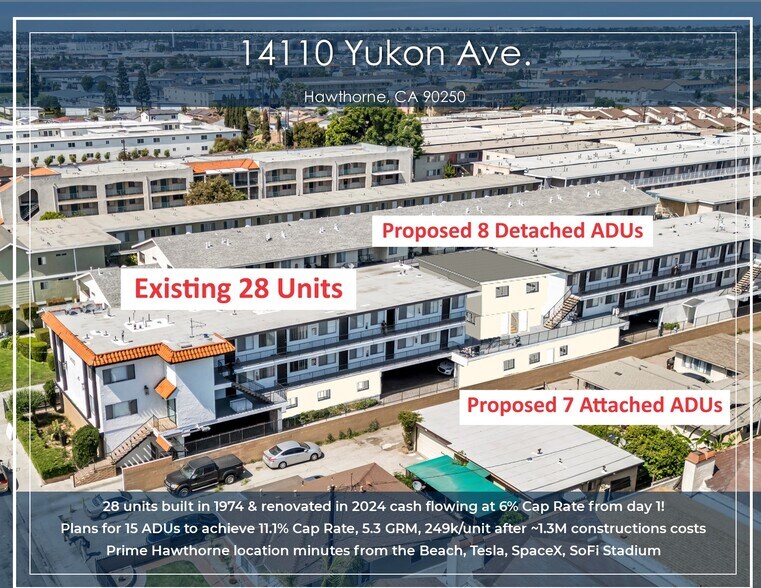 14110 Yukon Ave, Hawthorne, CA à vendre - Photo de l’immeuble – Image 1 sur 27