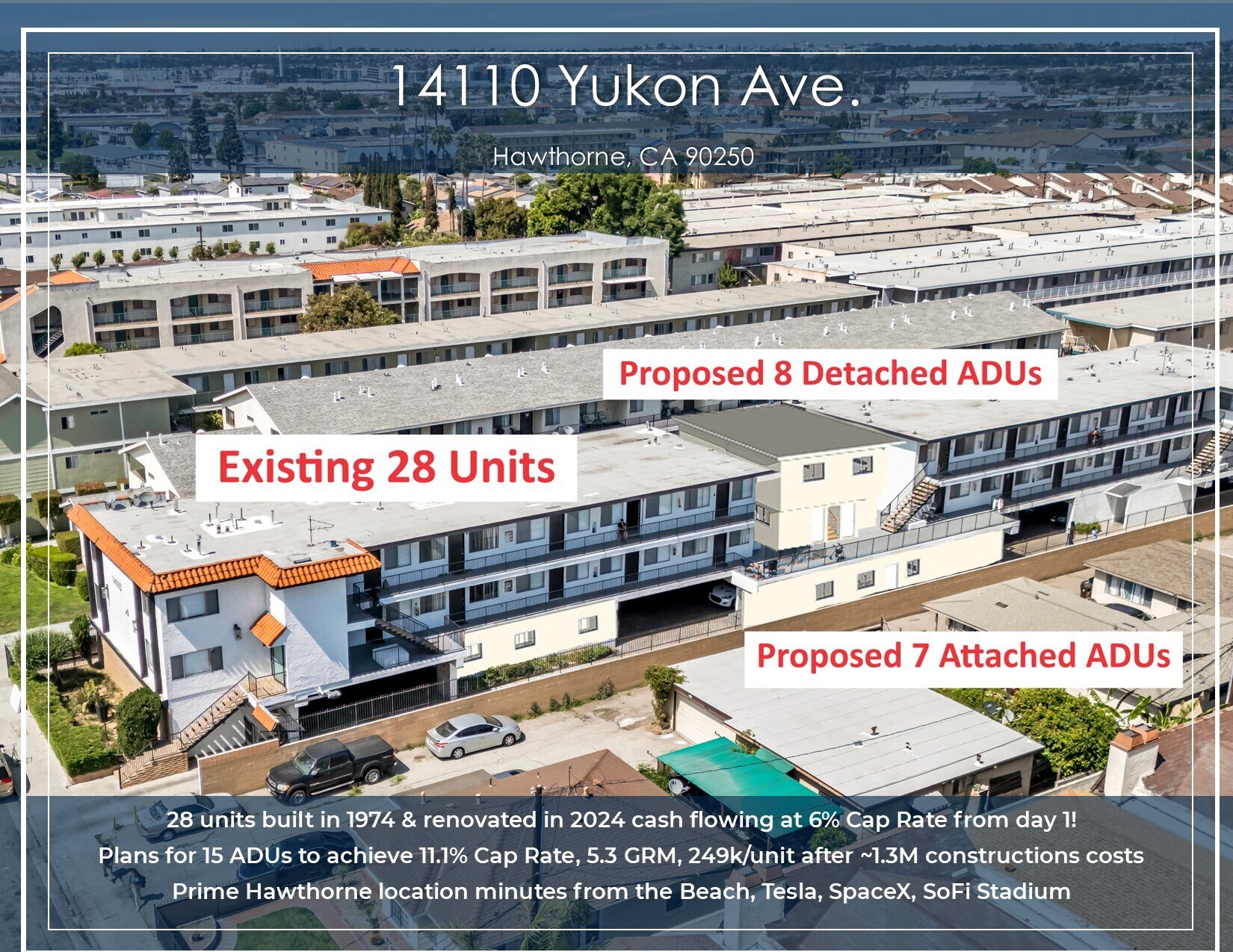 14110 Yukon Ave, Hawthorne, CA à vendre Photo de l’immeuble– Image 1 sur 28