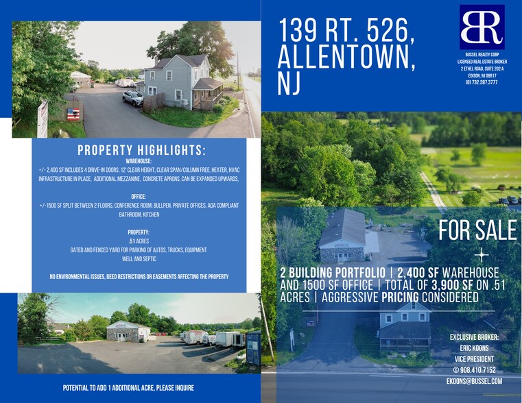 139 Route 526 Allentown, NJ portefeuille de 2 biens à vendre sur LoopNet.fr - Photo de l’immeuble – Image 3 sur 30