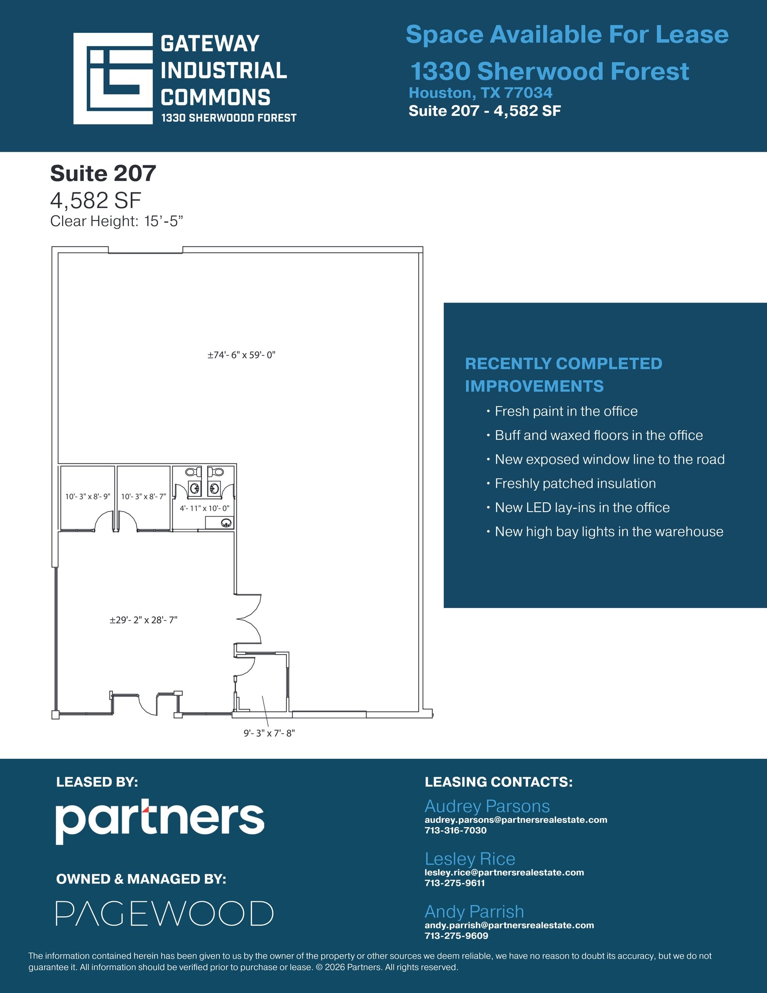 1330 Sherwood Forest St, Houston, TX à louer Plan de site– Image 1 sur 1