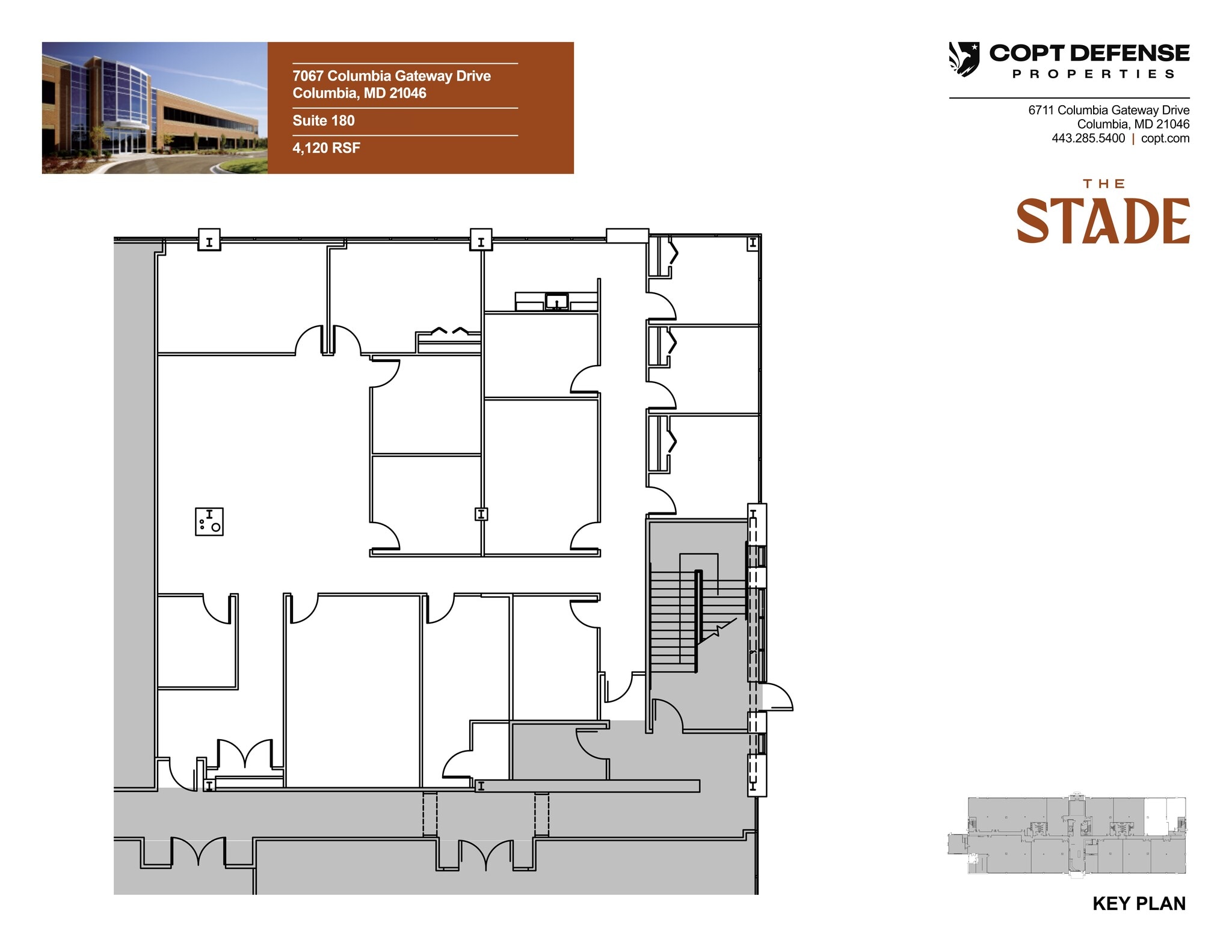 7067 Columbia Gateway Dr, Columbia, MD à louer Plan de site– Image 1 sur 1