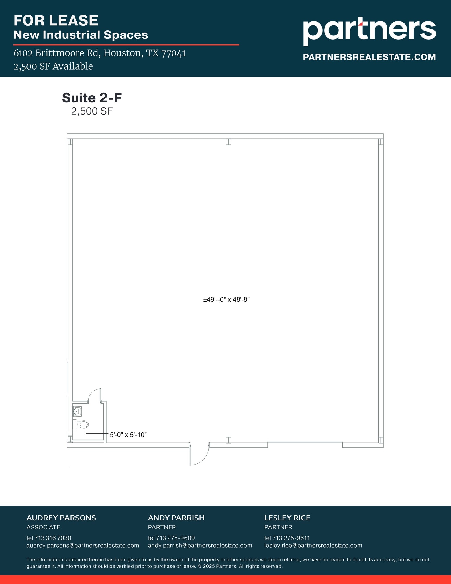 6100 Brittmoore Rd, Houston, TX à louer Plan de site– Image 1 sur 1