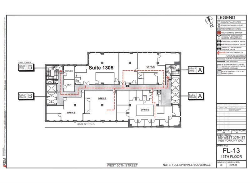 150 W 30th St, New York, NY à louer Plan d’étage– Image 1 sur 1