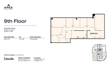 10451 Mill Run Cir, Owings Mills, MD à louer Plan d’étage– Image 1 sur 1