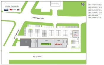 14820-14880 Boul de Pierrefonds, Montréal, QC à louer Plan de site– Image 1 sur 1
