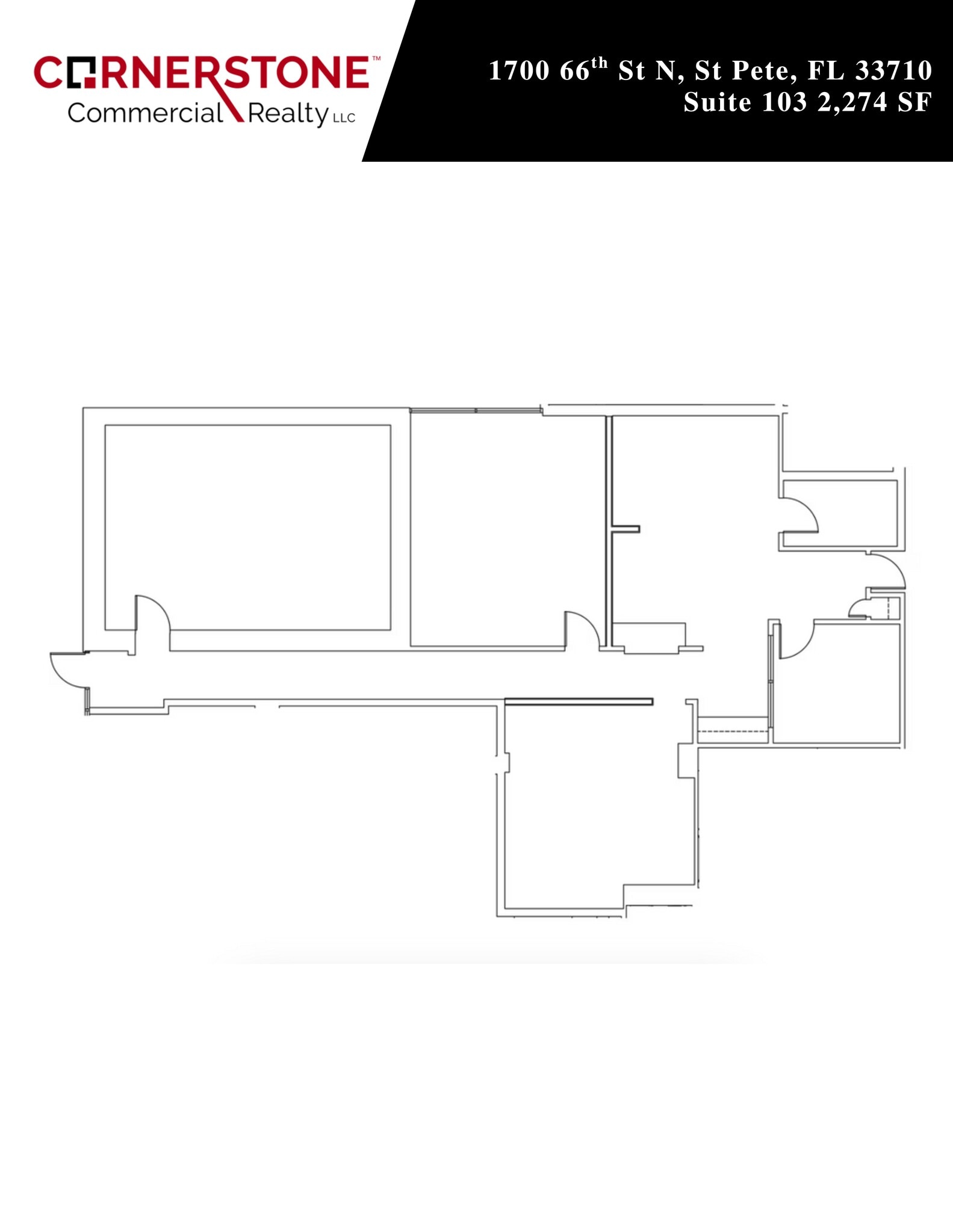 1700 66th St N, Saint Petersburg, FL à louer Plan de site– Image 1 sur 1