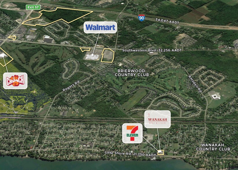 4931 Lake Shore Rd, Hamburg, NY à louer - Aérien – Image 2 sur 4
