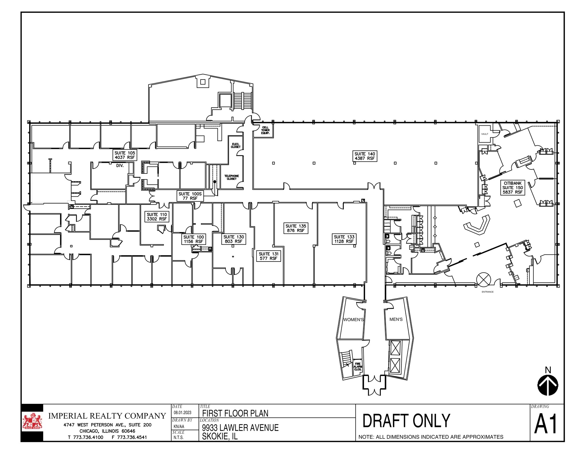 9933 Lawler Ave, Skokie, IL à louer Plan de site– Image 1 sur 2