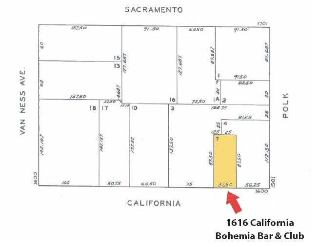 1616-1624 California St, San Francisco, CA à louer - Plan cadastral – Image 2 sur 17