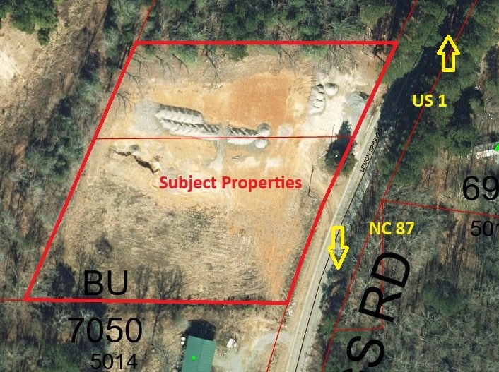 7004 Lemon Springs Road, Sanford, NC à vendre - Aérien – Image 1 sur 2