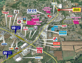 844 N Main St, Sweetwater, TN - VUE AÉRIENNE  vue de carte