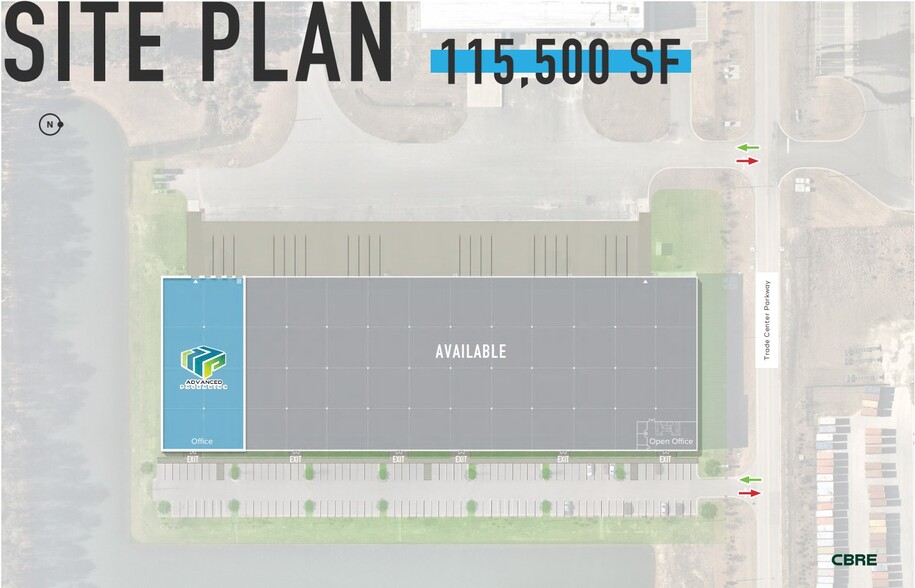 553 Trade Center Pkwy, Summerville, SC à louer - Plan de site – Image 2 sur 18