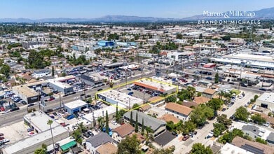 6724-6732 Lankershim Blvd, North Hollywood, CA - Vue aérienne  vue de carte - Image1