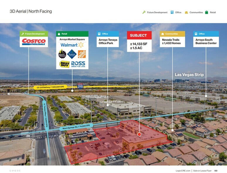 7315 W Warm Springs Rd, Las Vegas, NV à louer - Photo de l’immeuble – Image 3 sur 7