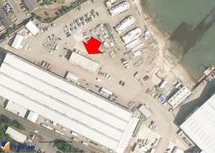 Shore Rd, Southampton, HAM - VUE AÉRIENNE vue de carte