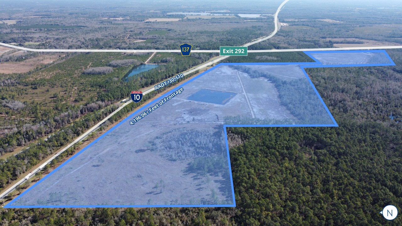 I-10 & CR 137 Interchange - 202 Acres, Wellborn, FL à vendre Photo de l’immeuble– Image 1 sur 4