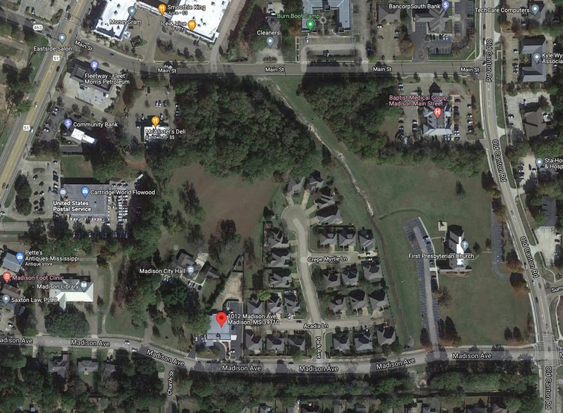 1012 Madison Ave, Madison, MS à louer - Aérien – Image 2 sur 2