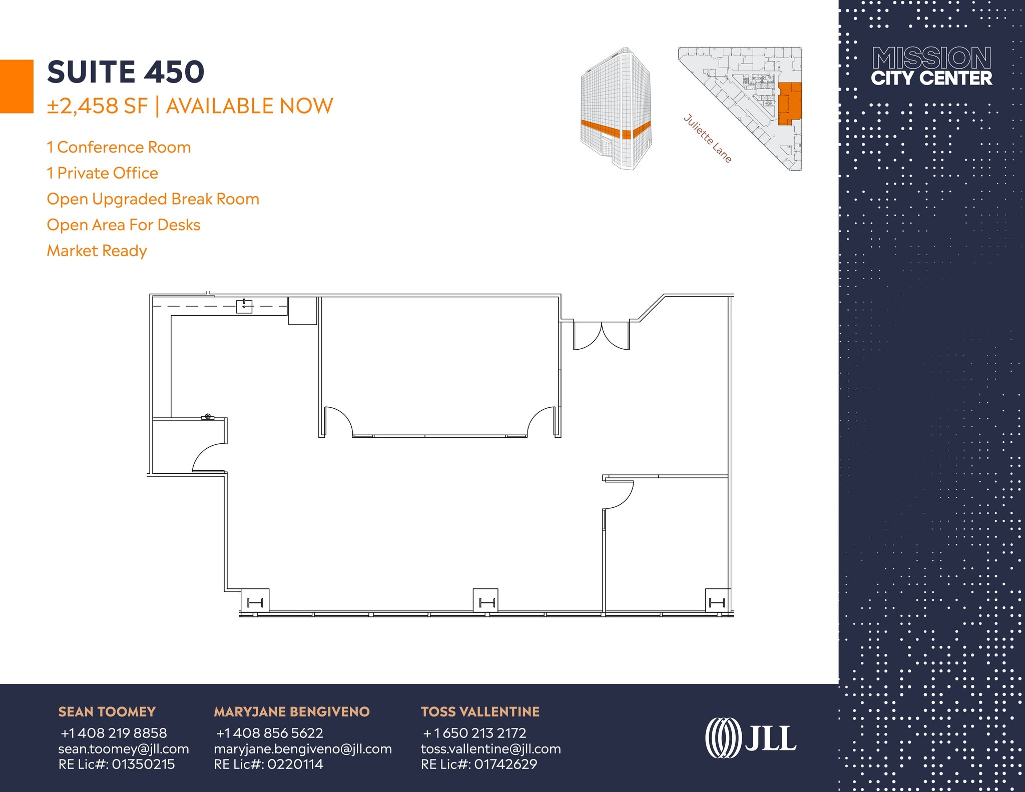2350 Mission College Blvd, Santa Clara, CA à louer Plan de site– Image 1 sur 1