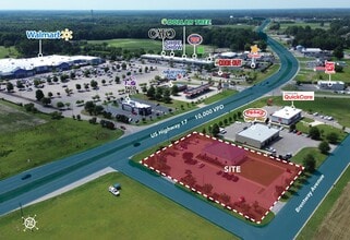 1227 Brentway Ave, Williamston, NC - Vue aérienne vue de carte