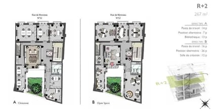 52 Rue De Monceau, Paris à louer Plan d’étage– Image 1 sur 5