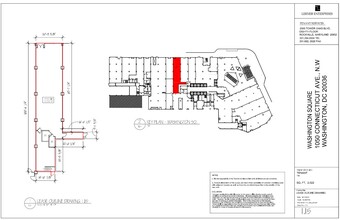 1050 Connecticut Ave NW, Washington, DC à louer Plan d’étage– Image 1 sur 1