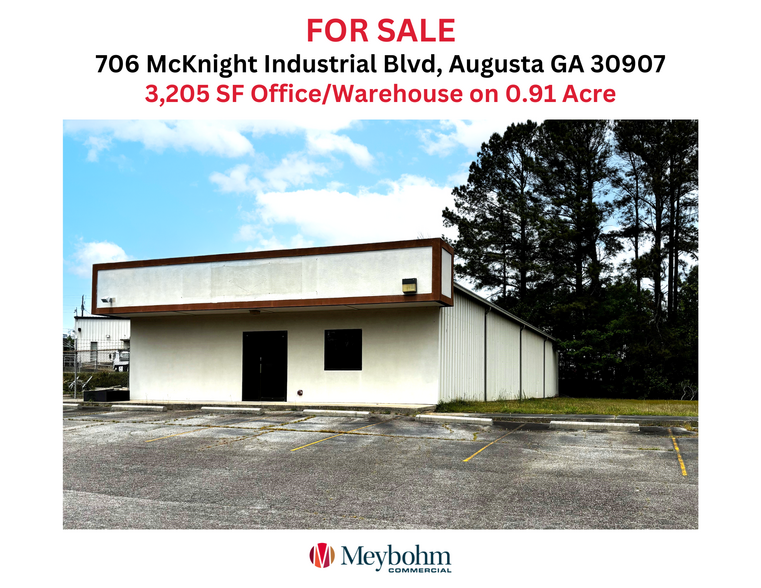 706 McKnight Industrial Blvd, Augusta, GA à vendre - Photo de l’immeuble – Image 1 sur 12