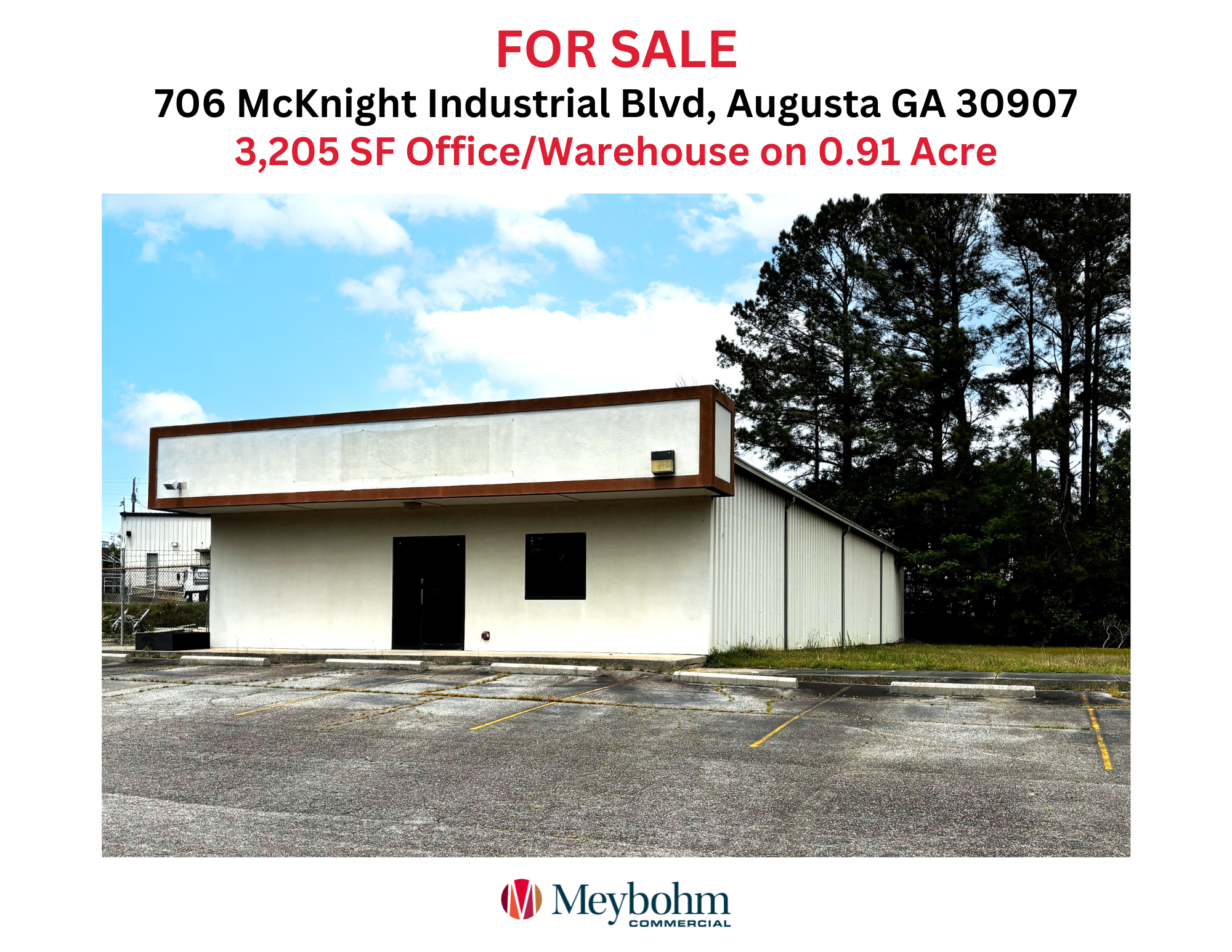 706 McKnight Industrial Blvd, Augusta, GA à vendre Photo de l’immeuble– Image 1 sur 13