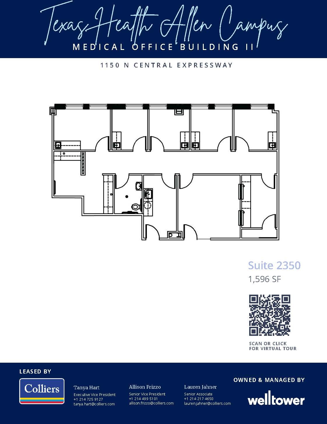 1105 N Central Expy, Allen, TX à louer Plan d’étage– Image 1 sur 1