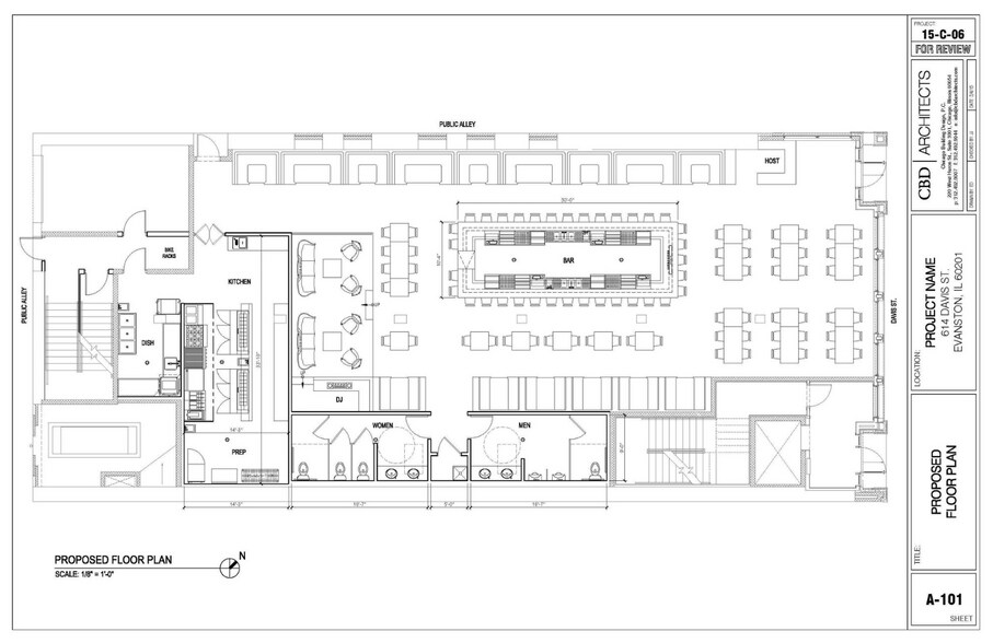 616 Davis St, Evanston, IL à louer - Plan d’étage – Image 3 sur 8