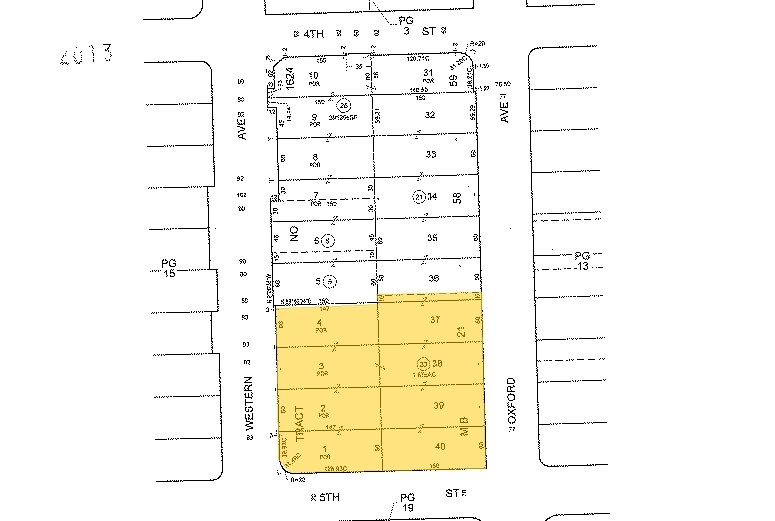 450 S Western Ave, Los Angeles, CA à louer - Plan cadastral – Image 3 sur 42