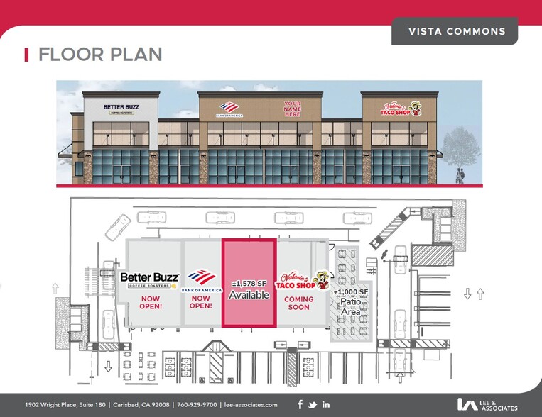 1465 E Vista Way, Vista, CA à louer - Plan d’étage – Image 3 sur 4