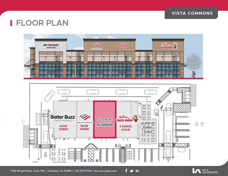 1465 E Vista Way, Vista, CA à louer - Plan d’étage – Image 3 sur 4