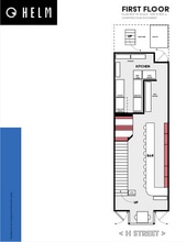 1224 H St NE, Washington, DC à louer Plan d’étage type– Image 2 sur 2