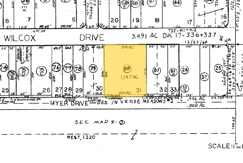 650 E Wilcox Dr, Sierra Vista, AZ à louer - Plan cadastral – Image 2 sur 2