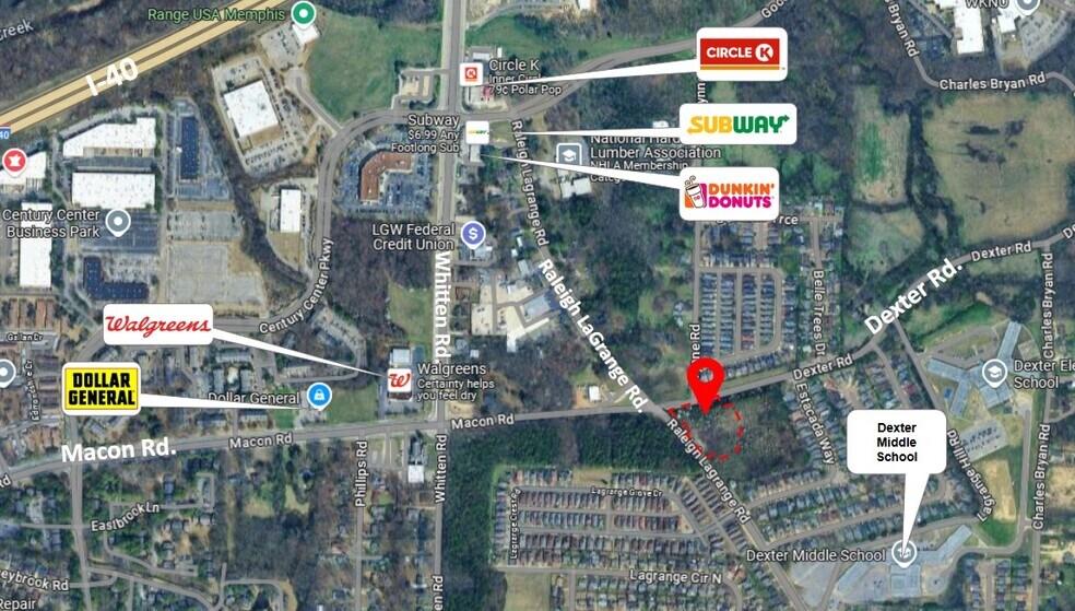 Raleigh Lagrange Rd, Cordova, TN à vendre - Photo de l’immeuble – Image 2 sur 2