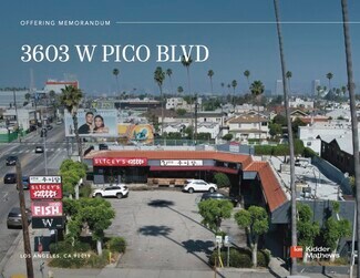 Plus de détails pour 3601-3607 W Pico Blvd, Los Angeles, CA - Local commercial à vendre